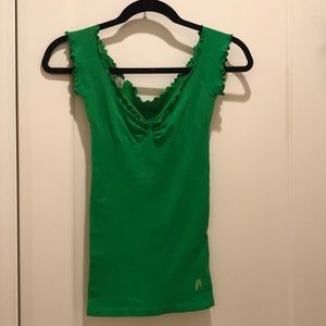 Marciano Green Sweetheart Top